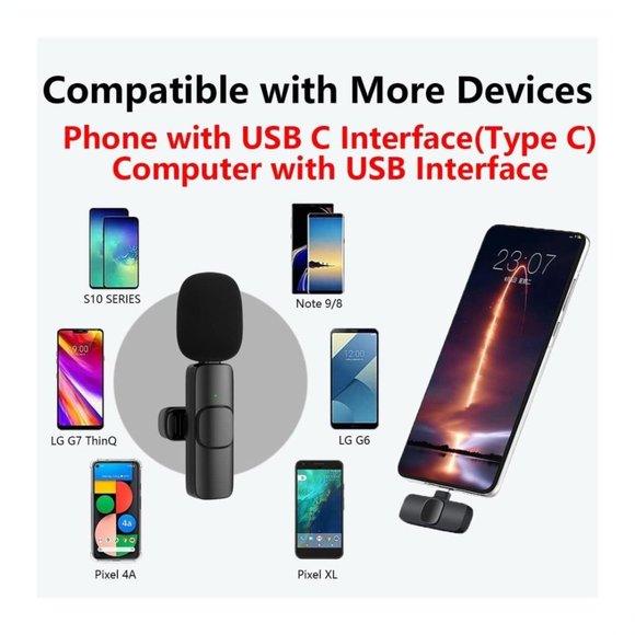 Wireless Lavalier Microphone Type-C - Picture 2 of 5